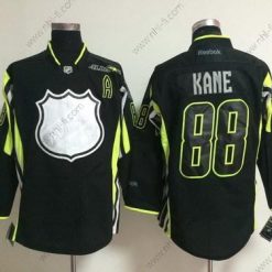 Chicago Blackhawks #88 Patrick Kane 2015 All-Stars Musta Paita – Miesten