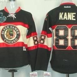 Chicago Blackhawks #88 Patrick Kane 2015 Stanley Cup Musta Vieras Paita – Naisten