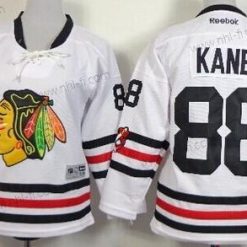 Chicago Blackhawks #88 Patrick Kane 2015 Talvi Klassinen Valkoinen Paita – Lasten