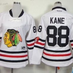 Chicago Blackhawks #88 Patrick Kane 2015 Talvi Klassinen Valkoinen Paita – Naisten