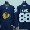 Chicago Blackhawks #88 Patrick Kane Laivastonsininen Sininen Denim Fabric Jääkiekko Paita – Miesten