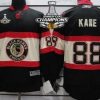 Chicago Blackhawks #88 Patrick Kane Musta Vieras Paita W/2015 Stanley Cup Champion Patch – Lasten