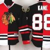 Chicago Blackhawks #88 Patrick Kane Punainen #2 Musta Two Tone Paita – Miesten