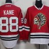 Chicago Blackhawks #88 Patrick Kane Punainen The Indians Skulls Paita – Miesten