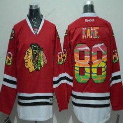 Chicago Blackhawks #88 Patrick Kane Reebok Punainen Colored NHL Paita – Miesten