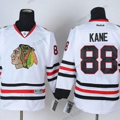 Chicago Blackhawks #88 Patrick Kane Valkoinen Paita – Lasten