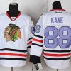 Chicago Blackhawks #88 Patrick Kane Valkoinen With Violetti Paita – Miesten