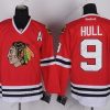 Chicago Blackhawks #9 Bobby Hull Punainen Paita – Miesten