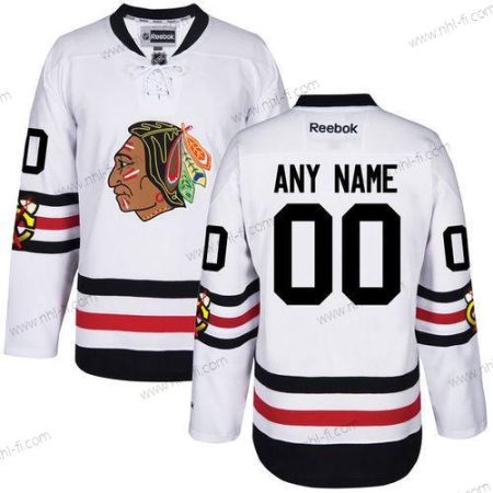 Chicago Blackhawks Räätälöidyt Valkoinen Reebok 2017 Talvi Klassinen Paita – Miesten