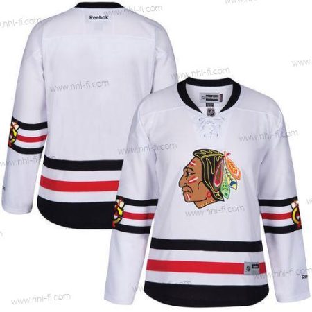 Chicago Blackhawks Räätälöidyt Valkoinen Reebok 2017 Talvi Klassinen Paita – Naisten