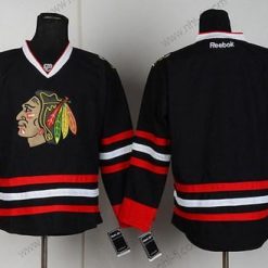 Chicago Blackhawks Tyhjä Musta Paita – Lasten