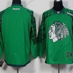 Chicago Blackhawks Tyhjä Vihreä 2016 St. Patrick’S Day Jääkiekko Paita – Miesten