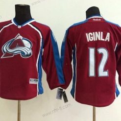 Colorado Avalanche #12 Jarome Iginla Punainen Paita – Lasten