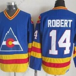 Colorado Avalanche #14 Joe Robert Sininen Retro CCM Paita – Miesten