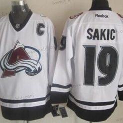 Colorado Avalanche #19 Joe Sakic 2014 Valkoinen Paita – Miesten