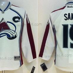 Colorado Avalanche #19 Joe Sakic Valkoinen Paita – Lasten