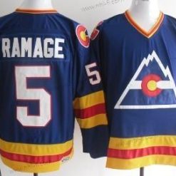 Colorado Avalanche #5 Rab Ramage Sininen Retro CCM Paita – Miesten