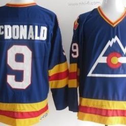 Colorado Avalanche #9 Joey Macdonald Sininen Retro CCM Paita – Miesten