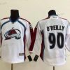 Colorado Avalanche #90 Ryan O’Reilly Valkoinen Paita – Lasten