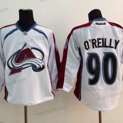 Colorado Avalanche #90 Ryan O’Reilly Valkoinen Paita – Miesten