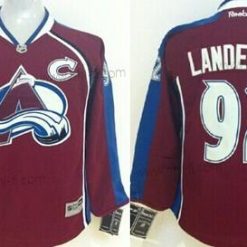 Colorado Avalanche #92 Gabriel Landeskog Punainen Paita – Lasten