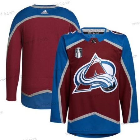 Colorado Avalanche Tyhjä 2022 Punainen Stanley Cup Final Patch Ommeltu Paita – Miesten