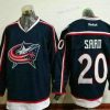 Columbus Blue Jackets #20 Brandon Saad Laivastonsininen Sininen Kotiottelu Ommeltu NHL Reebok Jääkiekko Paita – Miesten