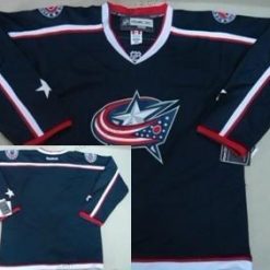 Columbus Blue Jackets Tyhjä Sininen Paita – Miesten