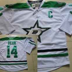 Dallas Stars #14 Jamie Benn 2013 Valkoinen Paita – Miesten