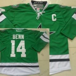 Dallas Stars #14 Jamie Benn 2013 Vihreä Paita – Miesten