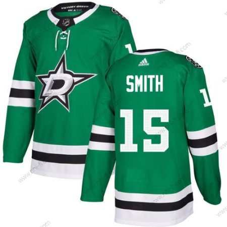 Dallas Stars #15 Craig Smith Vihreä Ommeltu Paita – Miesten