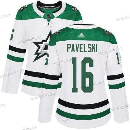 Dallas Stars #16 Joe Pavelski Valkoinen Road Aito Ommeltu Jääkiekko Paita – Naisten