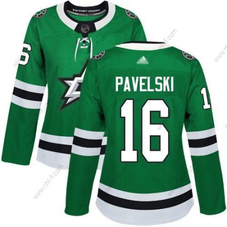 Dallas Stars #16 Joe Pavelski Vihreä Kotiottelu Aito Ommeltu Jääkiekko Paita – Naisten