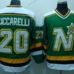 Dallas Stars #20 Dino Ciccarelli Vihreä Retro CCM Paita – Miesten