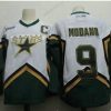 Dallas Stars #9 Mike Modano 2005 Valkoinen CCM Ommeltu Vintage Jääkiekko Paita – Miesten