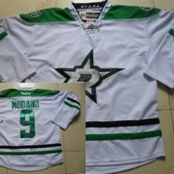 Dallas Stars #9 Mike Modano 2013 Valkoinen Paita – Miesten