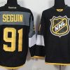 Dallas Stars #91 Tyler Seguin Reebok Musta 2016 NHL All-Star Premier Paita – Miesten