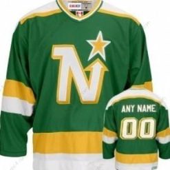 Dallas Stars Räätälöidyt Vihreä Retro Paita – Miesten