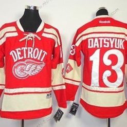 Detroit Red Wings #13 Pavel Datsyuk 2014 Talvi Klassinen Punainen Paita – Lasten