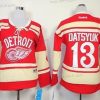 Detroit Red Wings #13 Pavel Datsyuk 2014 Talvi Klassinen Punainen Paita – Naisten