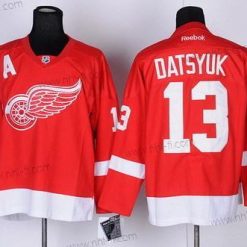 Detroit Red Wings #13 Pavel Datsyuk Punainen Paita – Miesten