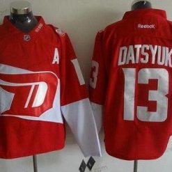 Detroit Red Wings #13 Pavel Datsyuk Reebok Punainen 2016 Stadium Series Maajoukkue Premier Paita – Miesten