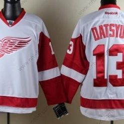 Detroit Red Wings #13 Pavel Datsyuk Valkoinen Paita – Miesten