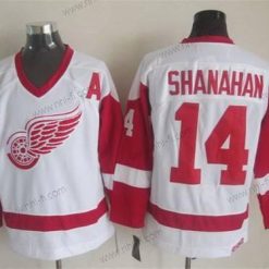 Detroit Red Wings #14 Brendan Shanahan Valkoinen CCM Vintage Paita – Miesten