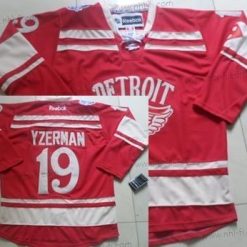 Detroit Red Wings #19 Steve Yzerman 2014 Talvi Klassinen Punainen Paita – Miesten