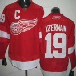 Detroit Red Wings #19 Steve Yzerman Punainen Paita – Miesten