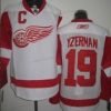 Detroit Red Wings #19 Steve Yzerman Valkoinen Paita – Miesten