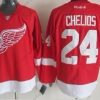 Detroit Red Wings #24 Chris Chelios Punainen Paita – Miesten