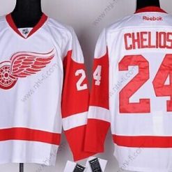 Detroit Red Wings #24 Chris Chelios Valkoinen Paita – Miesten