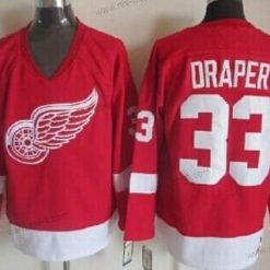 Detroit Red Wings #33 Kris Draper Punainen Retro CCM Paita – Miesten